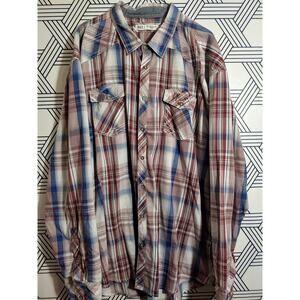 Mens BKE Athletic Fit Button Front Size 4XL
